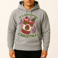 It's Beginning To Look A Latte Like Christmas Caffeine Lover Hoodie