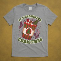 It's Beginning To Look A Latte Like Christmas Caffeine Lover T-Shirt