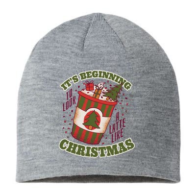 It's Beginning To Look A Latte Like Christmas Caffeine Lover Sustainable Beanie
