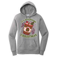 It's Beginning To Look A Latte Like Christmas Caffeine Lover Women's Pullover Hoodie
