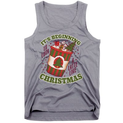 It's Beginning To Look A Latte Like Christmas Caffeine Lover Tank Top