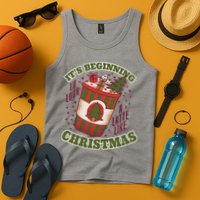 It's Beginning To Look A Latte Like Christmas Caffeine Lover Tank Top