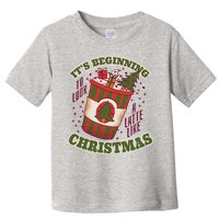It's Beginning To Look A Latte Like Christmas Caffeine Lover Toddler T-Shirt