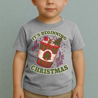 It's Beginning To Look A Latte Like Christmas Caffeine Lover Toddler T-Shirt