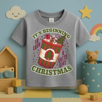 It's Beginning To Look A Latte Like Christmas Caffeine Lover Toddler T-Shirt