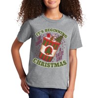 It's Beginning To Look A Latte Like Christmas Caffeine Lover Kids T-Shirt