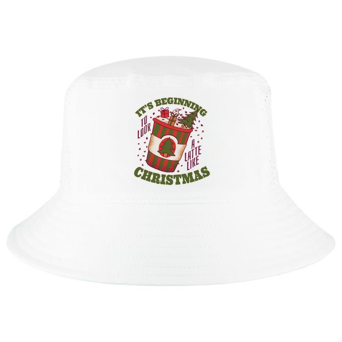 It's Beginning To Look A Latte Like Christmas Caffeine Lover Cool Comfort Performance Bucket Hat