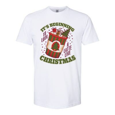 It's Beginning To Look A Latte Like Christmas Caffeine Lover Softstyle® CVC T-Shirt