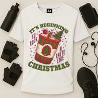 It's Beginning To Look A Latte Like Christmas Caffeine Lover Performance Shirt