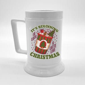 It's Beginning To Look A Latte Like Christmas Caffeine Lover Beer Stein