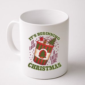 It's Beginning To Look A Latte Like Christmas Caffeine Lover Coffee Mug