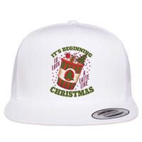 It's Beginning To Look A Latte Like Christmas Caffeine Lover Flatbill Hat