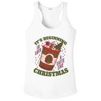 It's Beginning To Look A Latte Like Christmas Caffeine Lover Ladies PosiCharge Competitor Racerback Tank