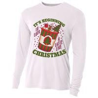 It's Beginning To Look A Latte Like Christmas Caffeine Lover Cooling Performance Long Sleeve Crew