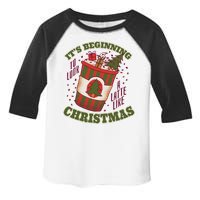It's Beginning To Look A Latte Like Christmas Caffeine Lover Toddler Fine Jersey T-Shirt