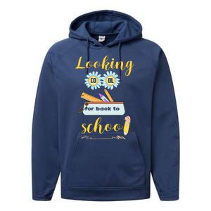 ItS Back To School Time Gift Performance Fleece Hoodie