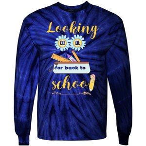 ItS Back To School Time Gift Tie-Dye Long Sleeve Shirt