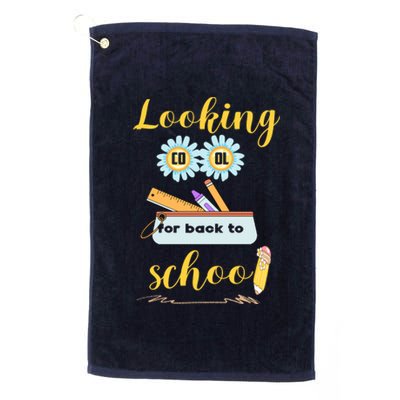 ItS Back To School Time Gift Platinum Collection Golf Towel