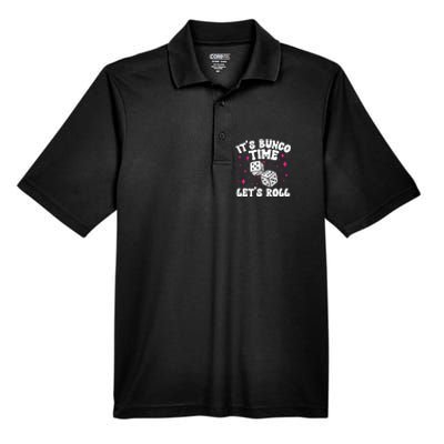 ItS Bunco Time Bunco Game Men's Origin Performance Pique Polo