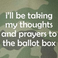 Ill Be Taking My Thoughts And Prayers To The Ballot Box Legacy Tie Dye Trucker Hat