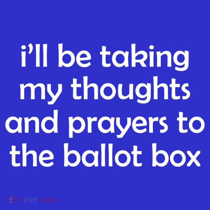 Ill Be Taking My Thoughts And Prayers To The Ballot Box Pom Pom 12in Knit Beanie