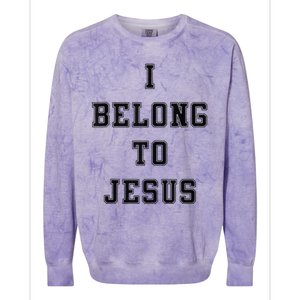 I Belong To Jesus Kaka Colorblast Crewneck Sweatshirt