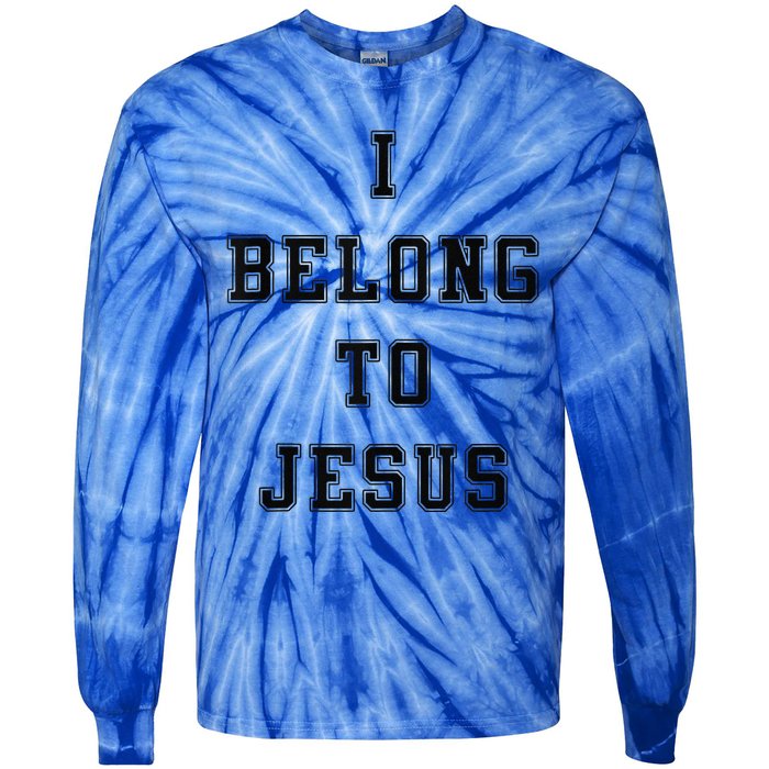 I Belong To Jesus Kaka Tie-Dye Long Sleeve Shirt