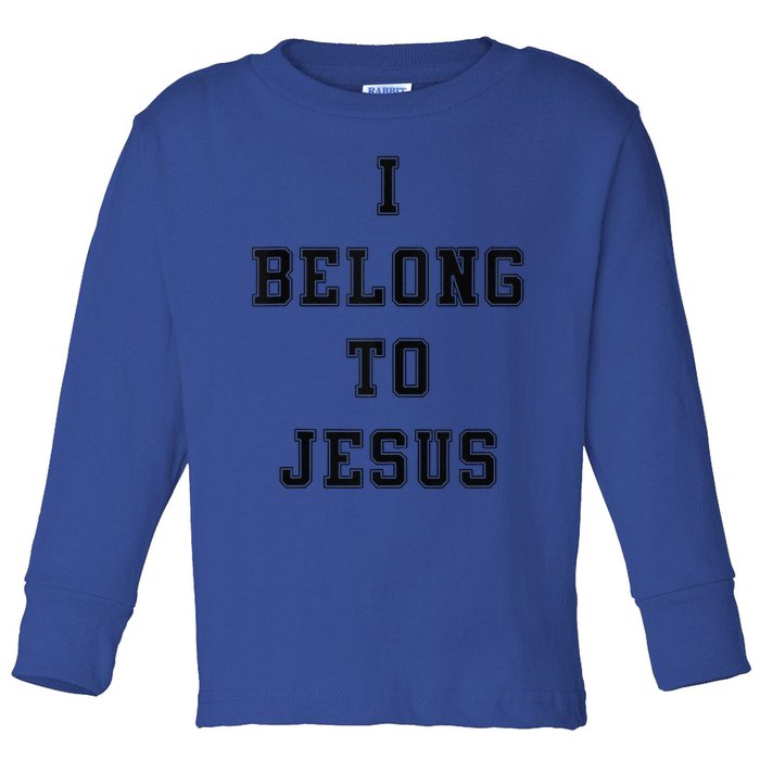 I Belong To Jesus Kaka Toddler Long Sleeve Shirt