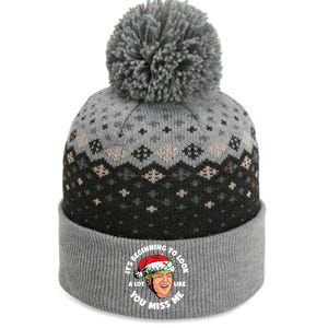 Its Beginning To Look A Lot Like You Miss Me Trump Christmas The Baniff Cuffed Pom Beanie