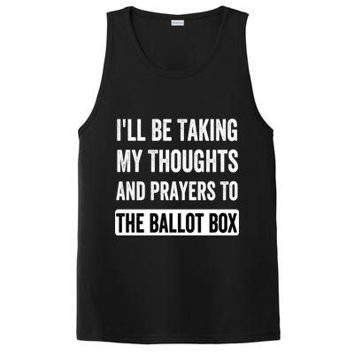 Ill Be Taking My Thoughts And Prayers To The Ballot Box PosiCharge Competitor Tank
