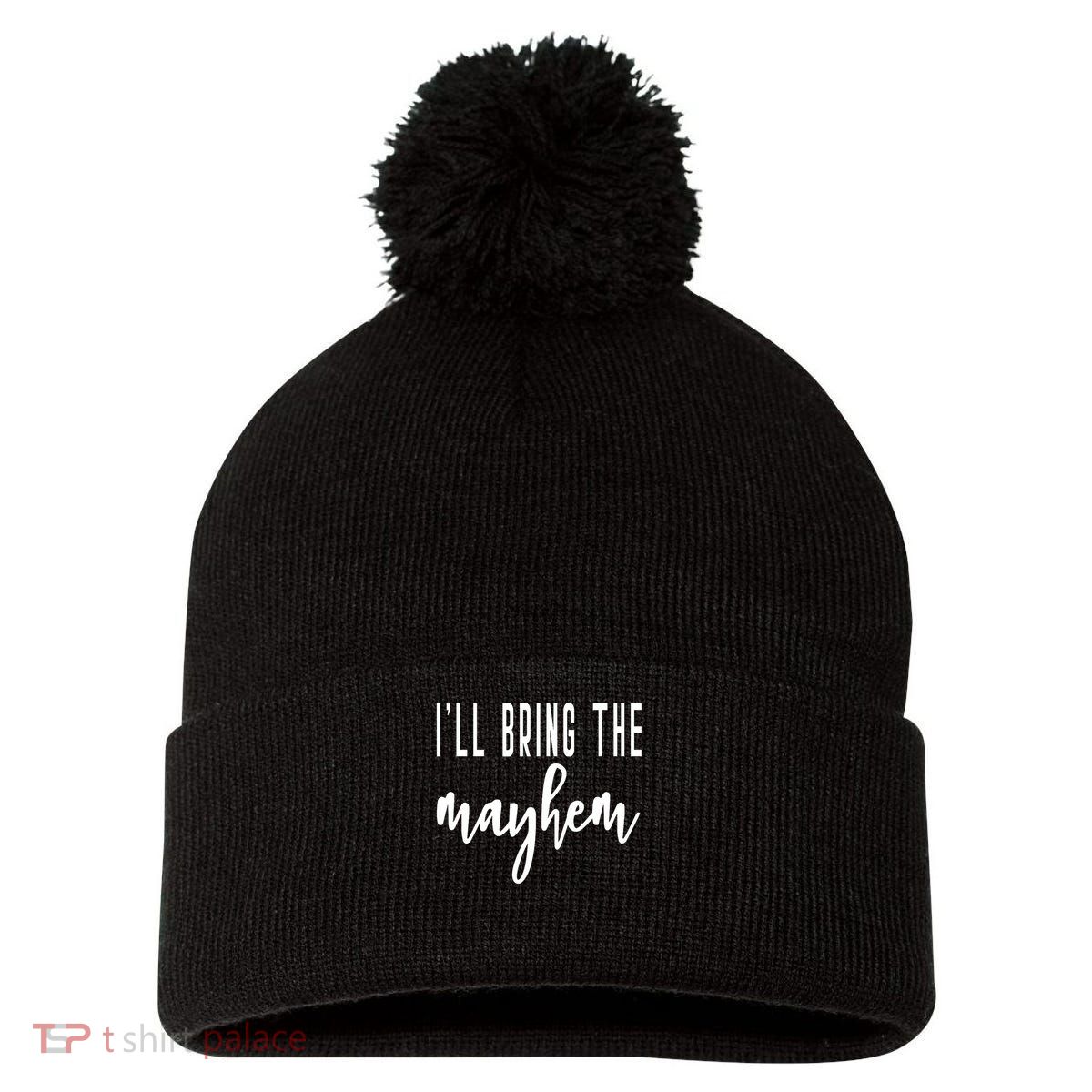 I'll Bring The Bride Bridal Hen Party Do Night Pom Pom 12in Knit Beanie