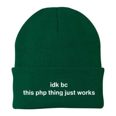 Idk Bc This Php Thing Just Works Knit Cap Winter Beanie