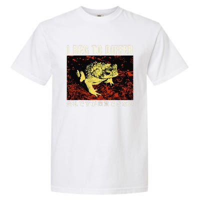 I Beg To Differ Frog Japanese Garment-Dyed Heavyweight T-Shirt