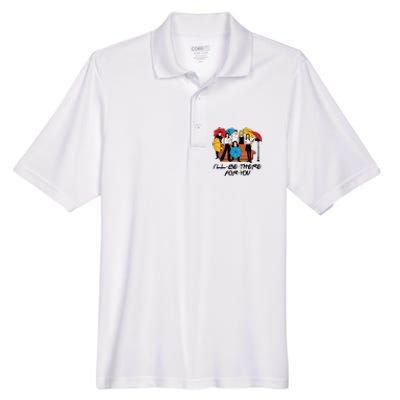 Ill Be There For You Cute Friends Men's Origin Performance Piqué Polo