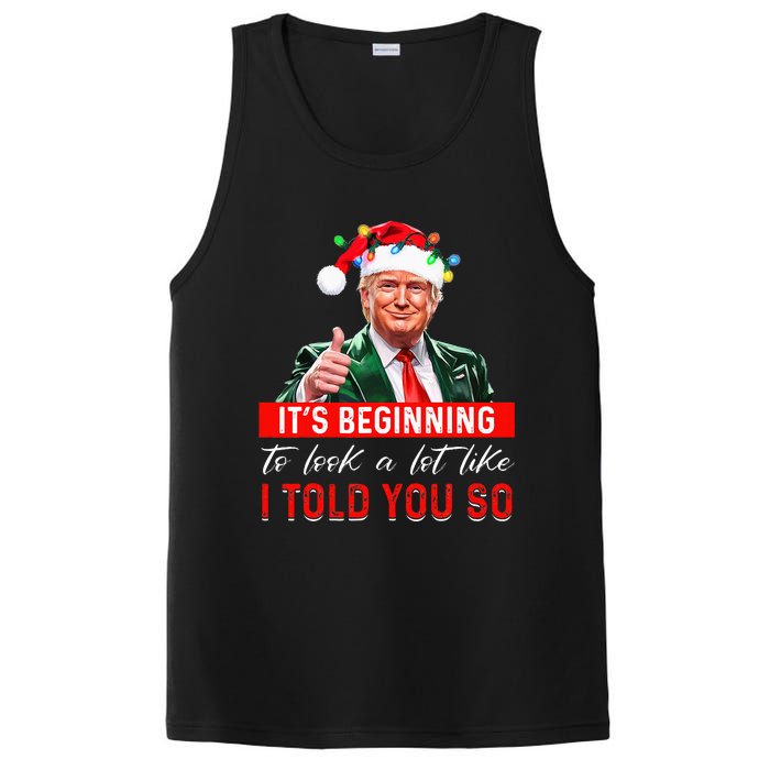 ItS Beginning To Look A Lot Like I Told You So Trump Xmas PosiCharge Competitor Tank