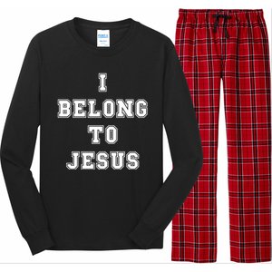 I Belong To Jesus Long Sleeve Pajama Set