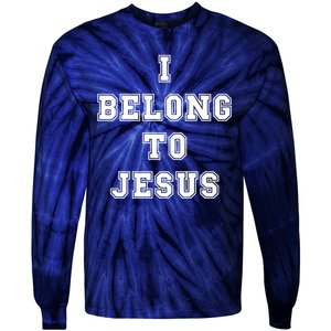 I Belong To Jesus Tie-Dye Long Sleeve Shirt