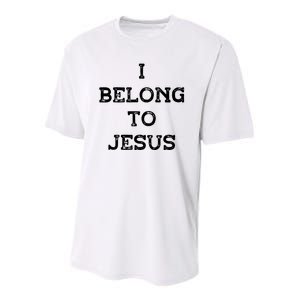 I Belong To Jesus Youth Performance Sprint T-Shirt