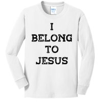 I Belong To Jesus Kids Long Sleeve Shirt