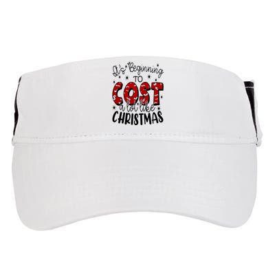 Its Beginning To Cost A Lot Like Christmas Funny Adult Drive Performance Visor