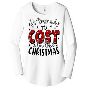 Its Beginning To Cost A Lot Like Christmas Funny Women's Perfect Tri Tunic Long Sleeve Shirt