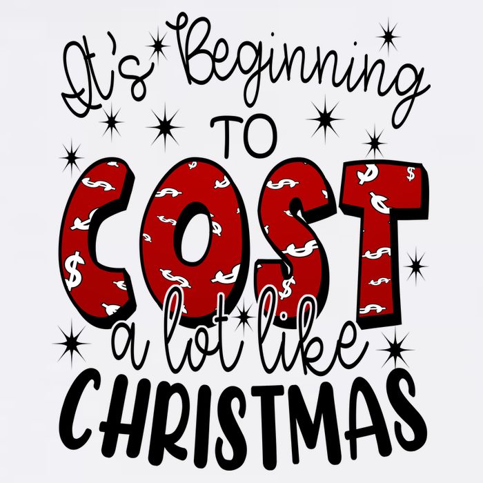 Its Beginning To Cost A Lot Like Christmas Funny Short Acrylic Beanie