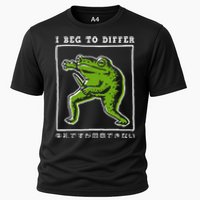 I Beg To Differ Frog Japanese Gift Cooling Performance Crew T-Shirt