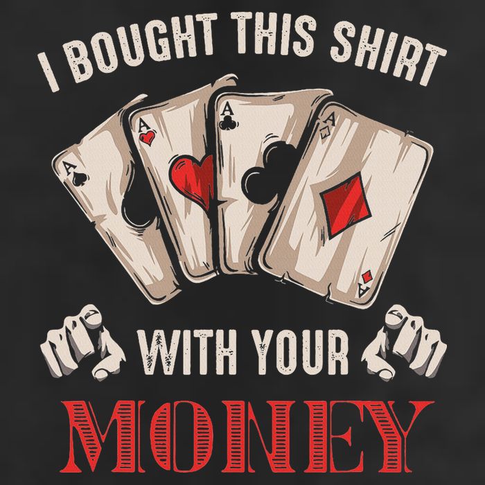 I Bought This With Your Money Poker Funny Poker Adult Drive Performance Visor