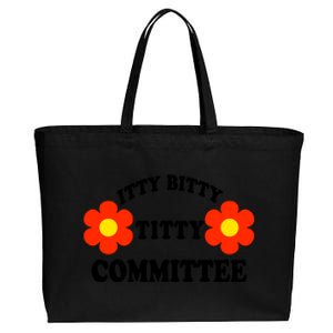 Itty Bitty Titty Committee Cotton Canvas Jumbo Tote