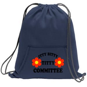 Itty Bitty Titty Committee Sweatshirt Cinch Pack Bag