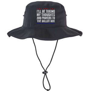 Ill Be Taking My Thoughts And Prayers To The Ballot Box Legacy Cool Fit Booney Bucket Hat