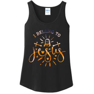 I Belong To Jesus Christian Gym Apparel Christian Dad Ladies Essential Tank