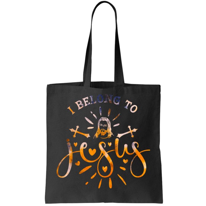 I Belong To Jesus Christian Gym Apparel Christian Dad Tote Bag