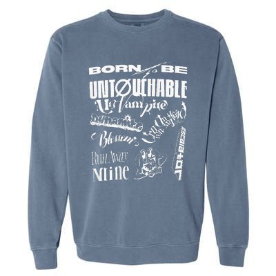 Itzy Born To Be 2nd Itzy Concert Merch Garment-Dyed Sweatshirt